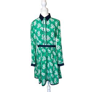 Draper James Green Floral Mini Dress